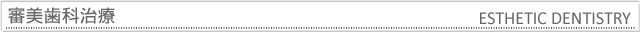 審美歯科治療